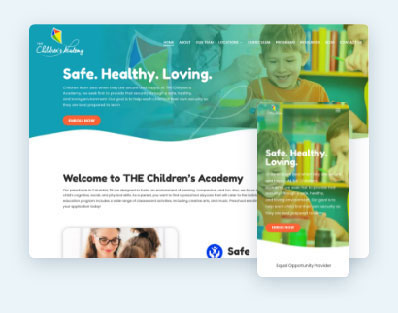 Ejemplo 8 de diseño de sitio web personalizado