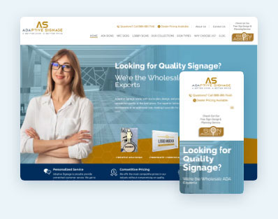 Ejemplo 1 de diseño de sitio web personalizado